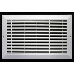 14" x 8" HVAC Return Air Grille - Plastic Never Rust Vent Duct Cover - for Wall & Ceiling [Outer Dimensions: 16w X 10"h]