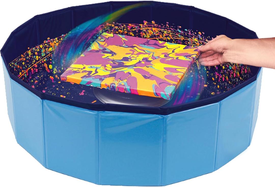 Acrylic Paint Pouring Splash GuardFluid Art tools for DIY Paint Pouring Arts and Crafts Projects