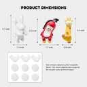 3PCS for Tesla Model Y 2026 Dog Mode Mini Screen Decoration Ornament Funny Decors Compatible with 2017-2026 Tesla Modle 3 and New Modle Y Juniper Accessories