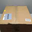 ELLAI Bathroom Vessel Sink Rectangle Above Counter Porcelain Ceramic Top Mount Rectanglar Countertop Sink for Bathroom 19.7"x15.2"x5.4" Glossy White with Pop Up Drain