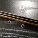 Modern Black 6 Drawer Dresser - Simply Chest of Drawers for Bedroom, Closet, Living Room, Hallway, Entryway, Wood Storage Double Dresser with Smooth Metal Rails - Black