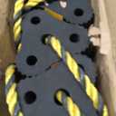 Wheel Chocks for RV Trailer Camper Truck Car, Versatile Heavy Duty Rubber Wheel Immobilizers & Chocks, Wheel Chocks Block with Rope and Reflective Strips [2 Pair 4 Pack]