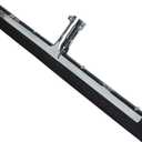 SPARTA Flo-Pac Double Foam Floor Rubber Squeegee Window Squeegee with Heavy Duty Steel Frame for Floor, Bathroom, Kitchen, Concrete, Tile, Garage, Commercial Use, 22 Inches, Black