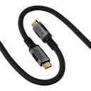 6.6FT USBC 3.2 Gen 2 Cable Compatible with Thunderbolt 3 Cable,USB C to USB C 20Gbps Data Transfer,USB Type C PD3.1 240W Fast Charging,USB C 4K@120Hz Video for Monitor,Display,SSD,Dock.