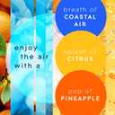 Glade PlugIns Refills Air Freshener,Coastal Sunshine Citrus, Scented and Essential Oils for Home and Bathroom, 0.67 Fl Oz, 5 Count