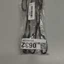 2 Pieces Buffet Salad Tongs for Kitchen Serving and Cooking, Stainless Steel Food Scissor Tongs, Catering Utensil for Bread Cake Bake Steak Barbecue (Black)