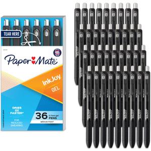 Paper Mate InkJoy Gel Pens Medium Point (0.7mm) Black 36 Count Paper Mate InkJoy Gel Pens Medium Point (0.7mm) Black 36 Count