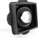 CRANDDI Replacement Lid with Filler Cap for Blender K98C, Surrounded with Rubber Gasket, Plastic Lid and Center Cap, Black