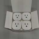 meross Matter Smart Plug Mini, FFS Easy Setup, 100% Privacy Smart Outlet, Compact Size, Support Apple Home, Alexa, Google Home with Schedule and Timer, App and Voice Control, 2.4G Wi-Fi Only (4 Pack)