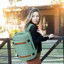 42L Travel Backpack with 4 Packing Cubes, TSA Friendly Flight Approved Carry-On Bag, Water-Resistant Weekender Business Backpack for Men Women, Fits 17.3" Laptop, Large