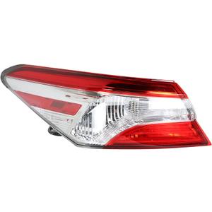 labwork Left Side Halogen Tail Light Brake Lamp Replacement for Toyota Camry SE LE 2018 2019 2020 Rear Outer Taillamp Driver Side 81560-06720