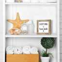 Inspirational Wood Sign, Positive Home Decor for Bedroom Living Room, Office Tabletop Decor, Meeting Room Decors, Farmhouse Table Shelf Decoration, Everything is Figureoutable Sign 5.95.9 inches