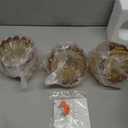 Bathroom Light Fixtures (3-Light, 20 in), Brushed Gold Vanity Lights for Bathroom with Ribbed Amber Tulip Glass Shade, Vintage Vanity Wall Lights for Mirror Bedroom Living Room Hallway