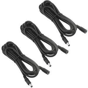 XINGYHENG 3 Pack 19V Power Extension Cable DC5.5 x 2.1mm Male to Female Plug Power Supply Connector Extension Cord for Computer Projector Strip Speaker CCTV Security Camera 9.8FT