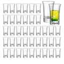 40 Pack Shot Glass Bulk Set with Heavy Base, 1.5 Ounce Whiskey Shot Glasses, Clear Shot Glasses Set, Round Shot Glass Bulk, Small Shot Cups for Vodka, Whiskey, Tequila, Espresso, Liquor