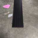 M-D Building Products 69811 Aluminum Commercial Flat-Profile Threshold: Durable and Sleek Entryway Access Solution Draft Protection (5 in. x 1/4 in. x 72 in) (Black)