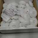 Homemory 48 Pack 3 Flameless Led Floating Candles, 200 Hour White Battery Operate Waterproof Tealights for Cylinder Vases, Centerpieces at Wedding Decor, Party, Pool