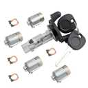 Ignition Switch Lock Cylinder With 4 Door Lock Cylinder Compatible With Chevy GMC Vehicle 2001-2007 Express 1500 2500 3500 Savana 1500 2500 3500, Replace#704600 + 706591 X 4 + 598007 X 2 (No chip)