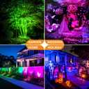 RGBW Low Voltage Landscape Lights, 16 Color Changing Outdoor Landscape Lighting with Remote Control IP67 Waterproof 12V 24V Landscape Spotlights for Garden Pathway Yard Christmas (2 Pack)