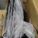 Storage Shelves - 5 Tier Shelf Organizer, Heavy Duty Garage Shelving Unit with Leveling Feet, Stable Metal Shelves Organizer for Pantry, Kitchen and Closet, 33.0" W x 12.6" D x 72.0" H, Black