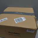 HuisMier Rattan Hanging Lamp Plug in Pendant Light, 15 Ft Hanging lamp with Wicker Woven Basket Lampshade, Dimmable Boho Hanging Lamp for Dining Room Living Room Bedroom, Black