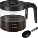 Coffee Maker 12-Cup Glass Coffee Pot Replacement Keurig K-Duo 5100 Single Serve K-Cup Pod & Carafe Coffee Maker (NOT Fit Other Keurig K-Duo Carafe Replacement)