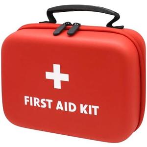 Faylapa Travel First Aid Pouch, Empty First Aid Bag, 9x7x3 inches Portable Outdoor First Aid Medical Storage Organizer Bag for Travel, Boat, Office, Sports, Hiking, Outdoor(Bag Only)