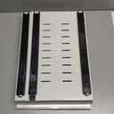 Pull out Cabinet Organizer, 1-Pack Expandable(13.6"-24") Silde out Drawers with Raising Pad for Framed Cabinets, Adjustable Full-Extension Adhesive Roll out Shelves for Kitchen Pantry Home Pot and Pan