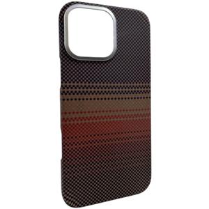 Thin Hard Pc Carbon Fiber Pattern Matte Case for iPhone 13 ProMax, Gold