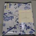 Laura Ashley Home - Twin Duvet Cover Set, Reversible Cotton Bedding with Matching Shams, Stylish Home Decor for All Seasons (Elise King Size  Blue, Twin)