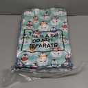 Sweetude 60 Pcs Reusable Winter Tote Bags Bulk 12.6 x 9.8 x 4.3 Inch Blue White Gift Bags with Handles Non Woven Penguins Snowman Snowflakes Christmas New Year's Shopping Holiday Party Supplies