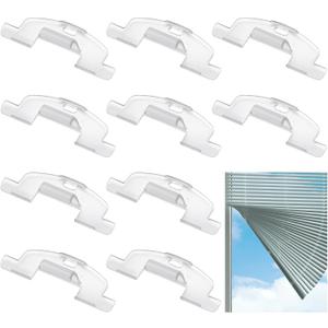 10 Pcs Lift Handle for Cordless Honeycomb Cellular Shades Blind Clips for Cordless Bali Blind Cellular Shades Handle