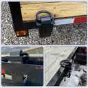 4PCS Heavy Duty Adjustable Stake Pocket D Ring Tie Down Anchor with 1/2" Hitch Pin Fit for Flatbed Trucks and Trailers with Standard 2" x 4" Stake Pockets,16200LBS