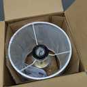 Gold Bedside Lamp Touch Control Table Lamp for Bedroom, 3-Way Dimmable Nightstand Lamp with White Shade, Modern Table Lamp for Living Room, Minimalist Desk Lamp for Dorm, Home, Office, Bulb Included