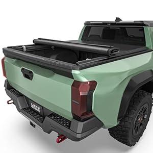 LEDKINGDOMUS Soft Roll-Up Truck Bed Cover Fits for Toyota Tacoma 2024-2025 (Excl. Trail Edition)