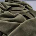 H.VERSAILTEX Stretch Velvet Sofa Covers for 3 Cushion Couch Covers Furniture Protector Soft with Non Slip Elastic Bottom, Crafted from Thick Comfy Rich Velour (Sofa 72"-90", Olive)