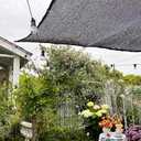winemana 50% Black Shade Cloth, 6.6 x 10 FT Durable Mesh Tarp with Grommets, Garden Sunblock Shade Cloth Shading Antifreezing for Plants Cover, Greenhouse, Barns Kennel, Patio, Tomatoes
