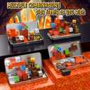 Magnetic Building Blocks Travel Toys for Toddlers 3-5 35PCS Treasure Hunt Game Magnetic Cubes with Tin Storage Box STEM Learning Toys Set for Kids Ages 4-8 Birthday Gifts, Classroom Prizes