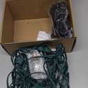 Joiedomi Christmas C9 Pathway Lights Outdoor Decorations 24 Packs, 30.75ft Xmas Warm White Pathway Marker String Lights for Holiday Waterproof Outside Yard Garden, Party, Walkway Decor