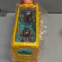 Fisher-Price Little People Toddler Toy School Bus Musical Push-Along Vehicle with 2 Figures for Pretend Play Ages 1+ Years