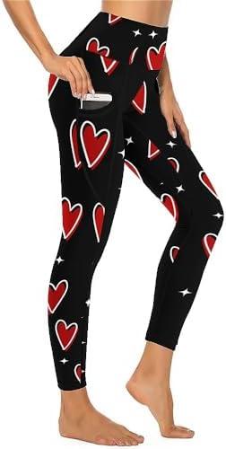 KevaMolly Women's Workout Leggings with Pockets - Thick, High-Waist, 4-Way Stretch Running Yoga Pants XL