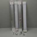 4 Pack 2FT Ultra-Thin Surface Mounted LED Batten Light, 20W Day Light 4000K, IP20, Garage, Shop, Hallway, Office, Market