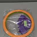 HEY! PLAY! Hopscotch Rings Game - Ten 11-Inch Plastic Rings and 15 Connectors for Indoor and Outdoor Use - Play Set for Girls and Boys (Multicolored)