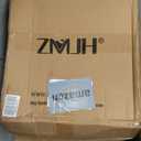 ZMJH A201 Elongated Smart Toilet Seat, Unlimited Warm Water, Vortex Wash, Electronic Heated,Warm Air Dryer,Bidet Seat,Rear and Front Wash, LED Light, Need Electrical, White (Elongated)