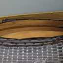 Rattan Outdoor Dining Chairs with Beige Cushions