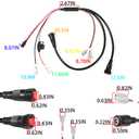 Black Portable Power Cord Fit for LiveScope