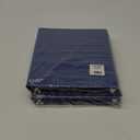 Samsill 1 Inch 3 Ring Binders, Made in USA, Economy Round Ring, Clear View Cover, 200 Sheet Capacity - for School, Home, Office - Blue, 2 Pack