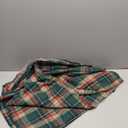 Romanstile Christmas Checkered Tablecloth Rectangle - 54 x 108 Inch - Green Buffalo Plaid Cotton Flannel Table Cloths, Xmas Winter Stain Resistant Washable Table Cover for Holiday/Party/Dining Decor