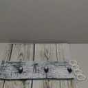 Rustic Farmhouse Shower Curtain, Wood Plank Wooden Gray Shower Curtains Liner Set, Grey Shower Curtains Bathroom Curtain with Hooks 72x72inch