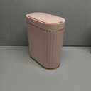 ELPHECO Sensor Trash Can 2 Gallon Waterproof Motion Sensor Trash Can, Automatic Bathroom Trash Bin, Slim Garbage Can for Dorm Room, Pink Gold